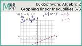 At least is a key word that notes that this problem must be written as an inequality. Kutasoftware Algebra 2 Graphing Linear Inequalities Part 1 Youtube