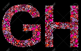 Whether it's windows, mac, ios or android, you will be able to download the images using download button. Letter G H Valentine Alphabet Set With Heart Vector Font Royalty Free Cliparts Vectors And Stock Illustration Image 11674245
