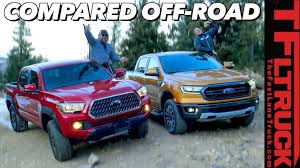 The body always maintains its composure, unlike a ranger fx4, which practically floats around like a buoy in nor'easter. Blog 2019 Ford Ranger Fx4 Vs Toyota Tacoma Trd Off Road Which Truck Is Better Off Road Video