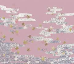Download Premium Illustration Of Maple Leaves In Tatsuta River Vintage In 2020 Vintage Illustration Illustration Wall Art Leaf Drawing