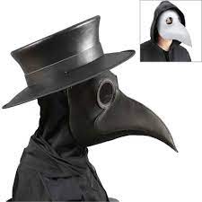 Premium Quality Material Durable And Comfortable To Wear Stretch Head Belt One Size Fits Mo Black Plague Doctor Mask Doctor Mask Steampunk Halloween Costumes