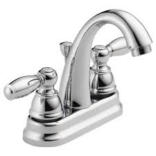 Maximum 1.8 gpm aerator included: P299696lf Two Handle Bathroom Faucet