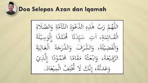 Akurat.co azan merupakan sebuah panggilan bagi umat muslim untuk melaksanakan salat fardhu atau wajib.azan secara bahasa berarti seruan atau pemberitahuan. Doa Selepas Azan Dan Iqamah Youtube
