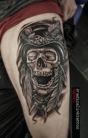 The design might include a rose in it, but it is joined with the skull tattoo so naturally. Radical Ink Tattoo Custom Tattoos By Pik21 Radicalinktattoo Skulltattoo Tophat Skull Rockandroll Facebook