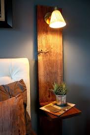 Wall Mounted Bedside Lights Foter Small Nightstand Tiny Bedroom Home Decor