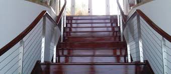 Compareclick to add item williams aluminum railing 36 x 6' vertical cable stair rail kit to the compare list. Sleek Stainless Steel Cable And Railing Ideas Keuka Studios