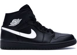 Nike Air Jordan 1 Mid Black Particle Grey White Jordan 1 Mid Black White 2018 In 2020 Air Jordans Sneakers Nike Air Shoes