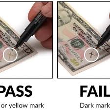 Works on all new design u.s. Counterfeit Detector Pens Made In The Usa Dri Mark Products Inc