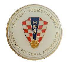 Football soccer ball made of flags. Croatian Football Federation Hrvatski Nogometni Savez Hns Pin Badge Last Few Ebay