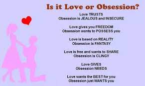 What are the signs of an obsessed partner? Love Vs Obsession Love Is A Healthy Emotion That Grows By Perspectives Medium