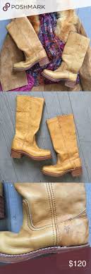 Frye boots and shoes will last for a long while, if you take good care of them. Frye Campus Boots Banana Color Sz 5 5 Frye Campus Boots Boots Frye
