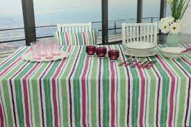 Tischdecke online kaufen bei otto » große auswahl top marken top service ratenkauf & kauf auf rechnung möglich » jetzt bestellen! Garten Tischdecke Mit Fleckschutz Perl Pink Gestreift Breite 90 Cm Tideko Tischdecken Shop De Tischdecken Markenqualitat