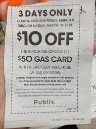 Get Free Gas Save 10 On Fuel Cards Coupon At Publix With Images Free Gas Publix Coupons