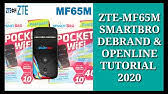 868330020478618 maraming salamat po :) Zte Mf65m Pocket Wifi Debrand Unlock Tutorial Youtube