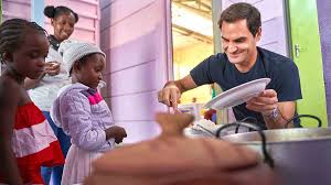 5 fast facts you need to know roger federer's twin daughters with his father robert (l), mother lynette (c) and wife mirka (r). Roger Federer Foundation Grants 1m For Meals In Africa Atp Tour Tennis