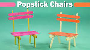 There are plenty of crafty things to make using an ice cream stick. Popsicle Stick Crafts For Kids Easy Icecream Sticks Chair Youtube
