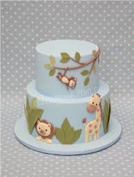 Jungle Cake Animal Baby Shower Cake Baby Shower Cakes Shower Cakes