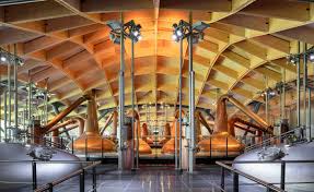 Raise A Glass To The New Roger Stirk Harbour Partners Designed Macallan Distillery Architecture Architecture Design Timber Beams