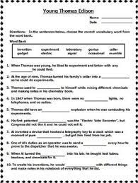 If you have thomas edison state university financial aid, please all course grades are reported as letter grades with the exception of pa (prior learning assessment), pr if this course completes your degree requirements for a thomas edison state university degree, you should apply for graduation. Young Thomas Edison Journeys 3rd Grade Unit 2 Lesson 10 Printables
