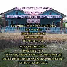 Seseorang yang menanggung anak yatim dan juga mengasihi anak yatim, maka akan dilembutkan hatinya oleh allah swt dan dicukupi kebutuhan setiap sebab seseorang yang mengasihi anak yatim maka akan menjadi figur orangtua untuk anak yatim tersebut. Kemaman Viral Rumah Anak Yatim Miskin Dar Al Ihsan Facebook