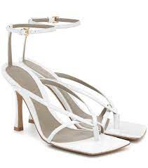 Stretch Leather Sandals Stretch Leather Leather Sandals Bottega Veneta Heels