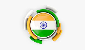 Orange steht für den hinduismus, mut und die opfer, grün für den. Round Flag With Pattern Round Indian Flag Icon Hd Png Download Transparent Png Image Pngitem
