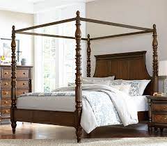 This bed is sized to accommodate all types of mattresses. Verlyn Queen Canopy Bed In Cherry By Home Elegance Hel 1946 1
