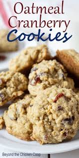 Oatmeal Cranberry Cookies Recipe Oatmeal Cranberry Cookies Cranberry Cookies Recipes Cranberry Cookies