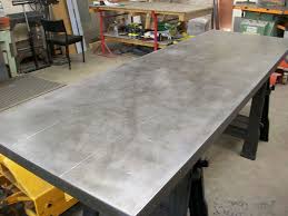 80 Zinc Table Top Light Patina Mock Rivets Zinc Table Top Zinc Table Table