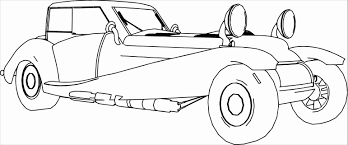 Més de 100 làmines per acolorir per nens. Antiques Sport Car Coloring Page To Print Coloringbay