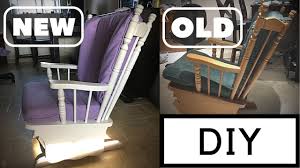 Shop for slipcovers for glider chairs online at target. Diy Reupholster A Rocking Chair Youtube