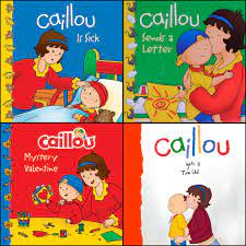 Caillou gets a timeout book