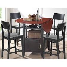 Ridgewood drop leaf / wine rack pub table white massive saving, order now! Dayton Modern 5 Piece Drop Leaf Pub Table Dining Set Overstock 6198746