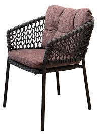 Looking for a good deal on chair cushions outdoor? Cane Line Ocean Outdoor Dining Chair Soft Rope Dark Grey