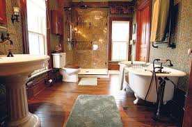 Victorian Bathroom Victorian Bathrooms Were Darker Than Modern Ones With Bold Patterns Victorian Bathroom Bathroom Design Contemporary Bathroom Designs