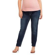 Maternity Full Panel Skinny Jean Bling Back Pocket Available In Plus Sizes