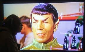 I love the way little Spock changes his pose each time he speaks with  Sheldon.. 🖖