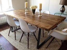 295 Vintage Industrial Rustic Reclaimed Plank Top Dining Table Uk Manufactured Wooden Dining Tables Farmhouse Dining Room Table Dining Room Table Decor