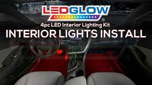 How do i install led lights in my car. Ledglow How To Install Car Interior Led Lights Youtube