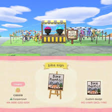 1 201 Likes 8 Comments Nook S Island Nooks Island On Instagram Check Out This Bike Rental S Animal Crossing Animal Crossing Game New Animal Crossing