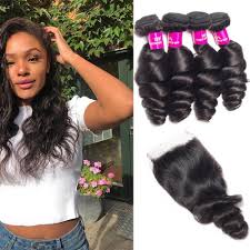 1:27 mejor milagros wholesale hair extension wigs beauty supplies 54 468 просмотров. Brazilian Loose Wave 4 Bundles With Closure Best 10a Evan Hair Loose Weave Bundles Closure 100 Human Hair Evan Hair