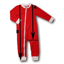 Red Knit Ruffle Trim Zipper Pajamas