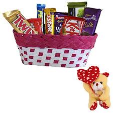 Valentine day gift for wife. Buy Valentines Day Chocolate Gift Valentine S Day Gift Combo For Him Her Husband Wife Loved Ones Girl Friend Valentine Heart Teddy Bear Valentine Chocolate Hamper 1101 At Best Price In India Eatgourmet