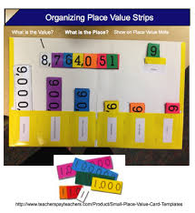 what a great idea for place value 1 using a folder to make