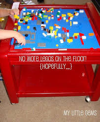 Diy Lego Table From An Old Coffee Or End Table Lego Table Diy Kids Toys Lego Table Diy