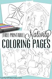 Download and print these nativity free printable coloring pages for free. Nativity Coloring For Kids Drawing With Crayons
