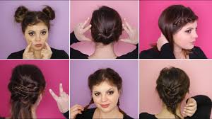 6 Acconciature Facili Per Capelli Corti Youtube