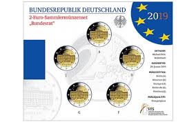 Der bundesrat in deutschland ist die kammer der bundesländer. Germany 2 Euro 2019 Coincard Bundesrat Bu Germany Country Eurocoinhouse