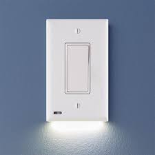1 Pack Snappower Switchlight Led Night Light For Light Switches Light Switch Wall Plate With Built In Led Nigh Led Night Light Light Switch Night Light