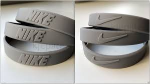Nike New Baller Bands Gray 3pcs Set Wristband Embossed Bracelet 3d Silicone Nike Wristband Bracelets Silicone Bracelets